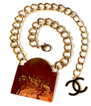 Load image into Gallery viewer, CHANEL MASSIVE RUE CAMBON ENAMEL PARISIAN STREET SIGN NECKLACE