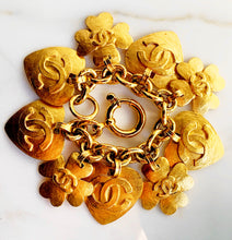 Load image into Gallery viewer, CHANEL ICONIC MASSIVE LOGO CHARM BRACELET 1995