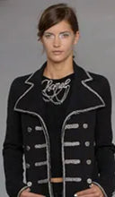 Load image into Gallery viewer, CHANEL MASSIVE SIGNATURE SCRIPT CHAIN RUNWAY SILVER BROOCH 2006 Spring