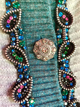Load image into Gallery viewer, CHANEL 2008 JEWELED CASHMERE CELEBRITY SWEATER CARDIGAN JACKET