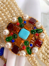 Load image into Gallery viewer, SUBLIME CHANEL MULTI-COLOUR GRIPOIX NECKLACE