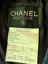 Load image into Gallery viewer, CHANEL ICONIC BLUE JEAN DENIM TWEED 1991 - 1992 AUTUMN RUNWAY JACKET AND SKIRT SET SUIT