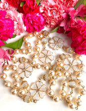 Load image into Gallery viewer, CHANEL EXCEPTIONAL GRIPOIX POURED GLASS CAMELLIA PEARL SAUTOIR
