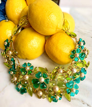 Load image into Gallery viewer, CHANEL IMPORTANT GRIPOIX FLORAL WREATH NECKLACE