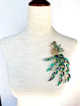 Load image into Gallery viewer, EXTRAORDINARY AND RARE CHANEL GRIPOIX PEACOCK PENDANT BROOCH