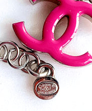 Load image into Gallery viewer, CHANEL FLOWER POWER PINK CC SEQUIN CHARM NECKLACE BELT 2004