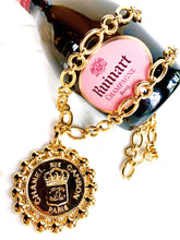 Load image into Gallery viewer, CHANEL MASSIVE HERALDIC SEAL INSIGNIA MEDALLION RUNWAY NECKLACE