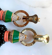 Load image into Gallery viewer, VALENTINO HAUTE COUTURE 1980s TASSEL EARRINGS