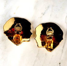 Load image into Gallery viewer, CHANEL MADEMOISELLE COCO RARE 1987 GRIPOIX ACCENT EARRINGS