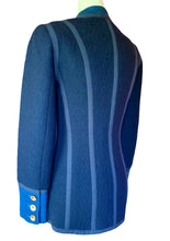 Load image into Gallery viewer, CHANEL ICONIC BLUE JEAN DENIM TWEED 1991 - 1992 AUTUMN RUNWAY JACKET AND SKIRT SET SUIT