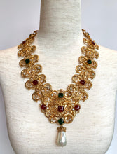 Load image into Gallery viewer, CHANEL ORNATE RARE RENAISSANCE GRIPOIX GLASS BAROQUE PEARLS NECKLACE
