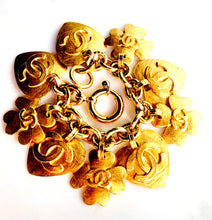 Load image into Gallery viewer, CHANEL ICONIC MASSIVE LOGO CHARM BRACELET 1995