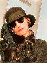 Load image into Gallery viewer, CHANEL MASSIVE CAMELLIA FLOWER GILT VINTAGE EARRINGS 1989