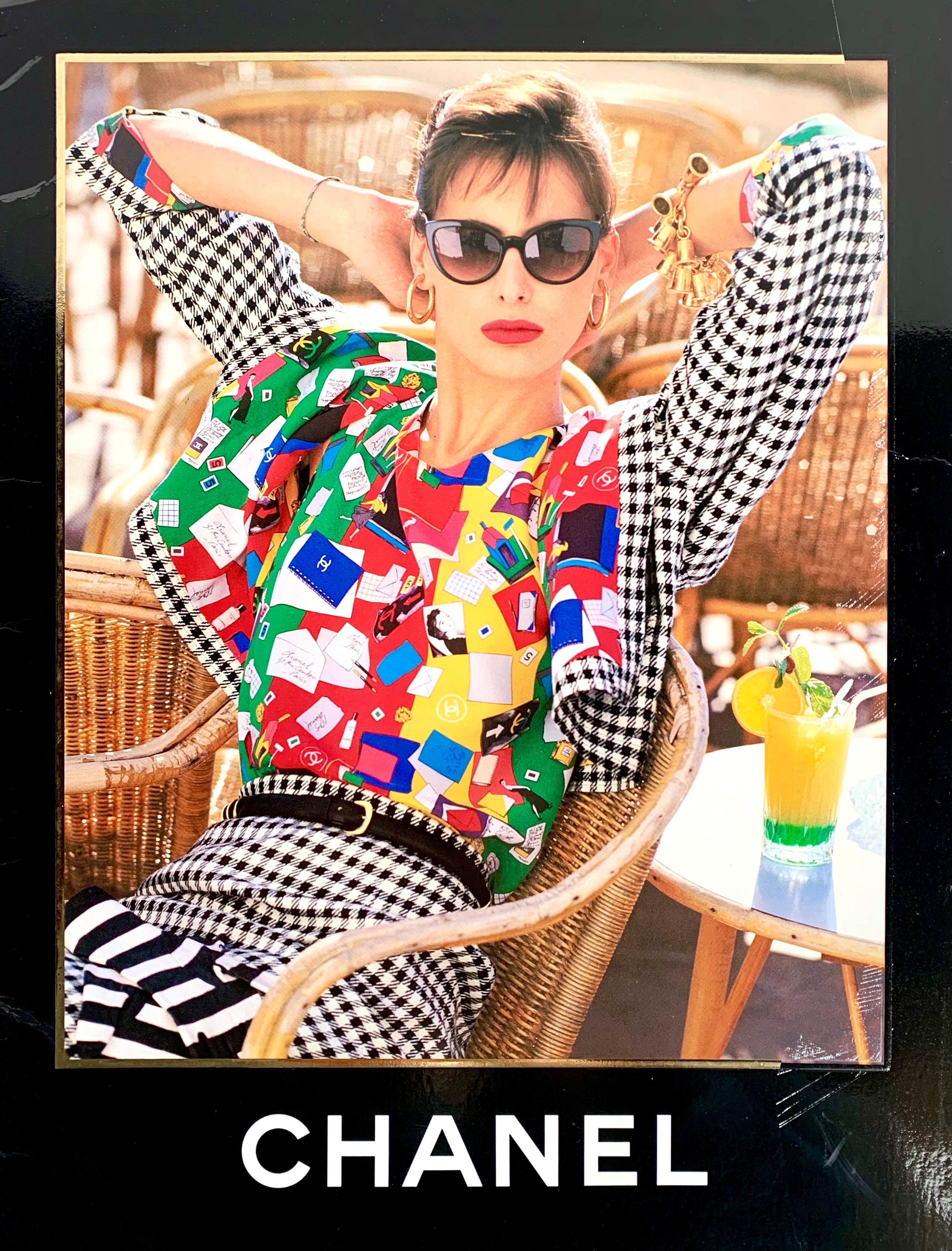 CHANEL 1987 SPRING SUMMER CATALOGUE INÈS DE LA FRESSANGE