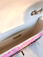 Load image into Gallery viewer, CHANEL 2022 SUMMER LARGE MODEL BRIGHT PASTEL SEQUIN CROSSBODY BAG
