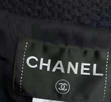Load image into Gallery viewer, CHANEL 2015 KNIT TWEED SWEATER CARDIGAN JACKET SILK LINED