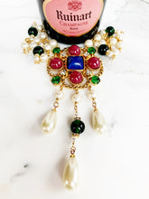 Load image into Gallery viewer, CHANEL RARE TUTTI FRUTTI GRIPOIX GLASS PEARLS TASSEL NECKLACE