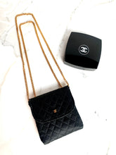 Load image into Gallery viewer, CHANEL “MODE ET MAQUILLAGE” VINTAGE MICRO MINI BAG NECKLACE LEATHER 1988 PRISTINE