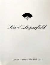 Load image into Gallery viewer, KARL LAGERFELD RARE 1992 SPRING SUMMER CATALOGUE HELENA CHRISTENSEN