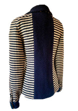 Load image into Gallery viewer, CHANEL 2015 KNIT TWEED SWEATER CARDIGAN JACKET SILK LINED
