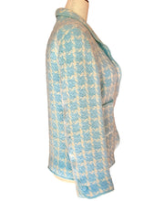 Load image into Gallery viewer, CHANEL ICONIC BABY BLUE BOUCLÉ RUNWAY JACKET 1996 SPRING SUMMER