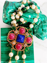 Load image into Gallery viewer, CHANEL RARE TUTTI FRUTTI GRIPOIX GLASS PEARLS TASSEL NECKLACE