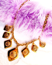 Load image into Gallery viewer, RARE CHANEL MASSIVE CC LOGO LOZENGE CHARM NECKLACE