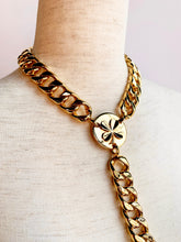 Load image into Gallery viewer, CHANEL IMPORTANT MEDALLION COLLAR WITH BAROQUE GRIPOIX PEARL DANGLE
