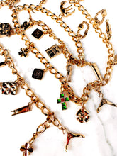 Load image into Gallery viewer, CHANEL 31 ELABORATE AMULET MEDALLION CHARM GRIPOIX NECKLACE BELT NEW WITH TAGS