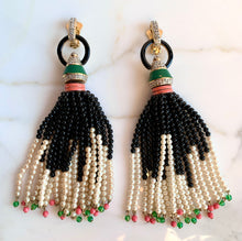 Load image into Gallery viewer, VALENTINO HAUTE COUTURE 1980s TASSEL EARRINGS