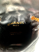 Load image into Gallery viewer, CHANEL “MODE ET MAQUILLAGE” VINTAGE MICRO MINI BAG NECKLACE LEATHER 1988 PRISTINE