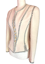 Load image into Gallery viewer, CHANEL ICONIC SUPERMODEL RUNWAY IVORY JACKET 1993 - 1994 AUTUMN WINTER CLAUDIA SCHIFFER