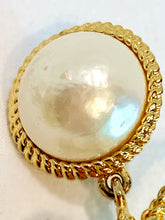 Load image into Gallery viewer, CHANEL BOW GRIPOIX PEARL XXL LONG DANGLE ROPE EARRING