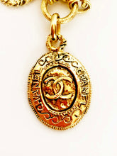 Load image into Gallery viewer, CHANEL RARE INTAGLIO CHARM 3 STRAND NECKLACE 1980s