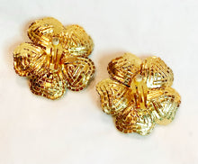 Load image into Gallery viewer, MONTY DON RARE 1980's CRYSTAL AND FAUX PEARL FLOWER EARRINGS NECKLACE DEMI PARURE SET