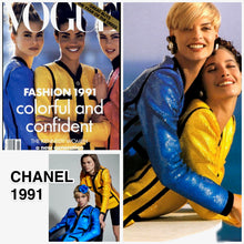 Load image into Gallery viewer, CHANEL ICONIC HISTORIC RUNWAY SEQUIN SCUBA JACKET IN RARE BLACK