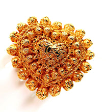 Load image into Gallery viewer, CHRISTIAN LACROIX MASSIVE SCULPTED HEART BROOCH 1990