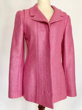 Load image into Gallery viewer, CHANEL BARBIE PINK TWEED JACKET CRUISE 2001 C PRISTINE