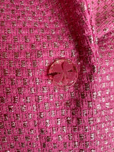 Load image into Gallery viewer, CHANEL BARBIE PINK TWEED JACKET CRUISE 2001 C PRISTINE
