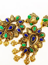 Load image into Gallery viewer, CLAIRE DEVE PARIS VINTAGE FRENCH 1980s MASSIVE DANGLE EARRINGS