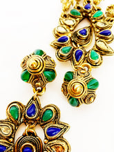 Load image into Gallery viewer, CLAIRE DEVE PARIS VINTAGE FRENCH 1980s MASSIVE DANGLE EARRINGS