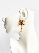 Load image into Gallery viewer, CHANEL TIMELESS GRIPOIX PEARL CLASSIC TURN LOCK LOGO EARRING