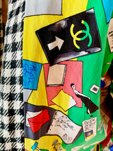 Load image into Gallery viewer, CHANEL "COCO" 1988 ICONIC RARE JACKET SILK / CHECK REVERSIBLE