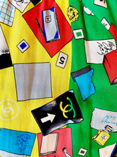 Load image into Gallery viewer, CHANEL "COCO" 1988 ICONIC RARE JACKET SILK / CHECK REVERSIBLE