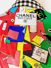 Load image into Gallery viewer, CHANEL "COCO" 1988 ICONIC RARE JACKET SILK / CHECK REVERSIBLE