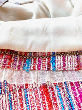 Load image into Gallery viewer, CHANEL LESAGE PINK FANTASY TWEED 2003 CRUISE RUFFLE GROSGRAIN JACKET