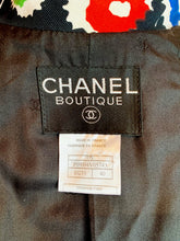 Load image into Gallery viewer, CHANEL "COCO" LOGO 1997 VINTAGE VIBRANT FLOWER LOGO JACKET