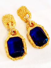 Load image into Gallery viewer, CHANEL RARE ICONIC 1990's RUNWAY MASSIVE FAUX GEM EARRING PRISTINE