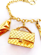 Load image into Gallery viewer, CHANEL RARE MADEMOISELLE MASSIVE CHARMS NECKLACE 1980s MINT VINTAGE