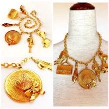 Load image into Gallery viewer, CHANEL RARE MADEMOISELLE MASSIVE CHARMS NECKLACE 1980s MINT VINTAGE